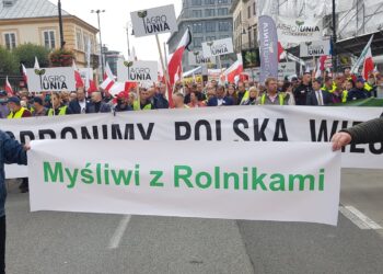 Krotoszynianie na proteście w Warszawie