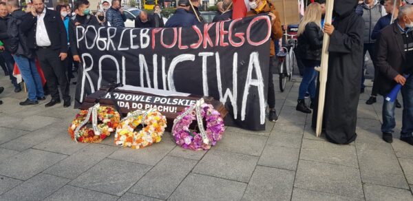 Krotoszynianie na proteście w Warszawie