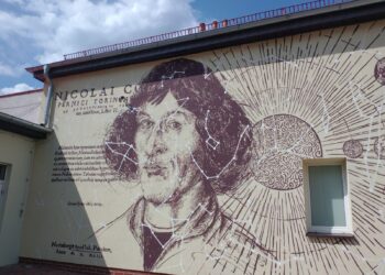 Mural Mikołaja Kopernika w Miliczu