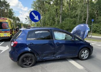 Lekceważąc pierwszeństwo spowodował wypadek