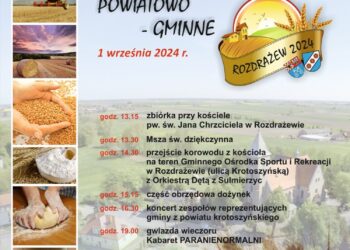 Plony zebrane, czas na świętowanie! Dożynki 2024 w Rozdrażewie