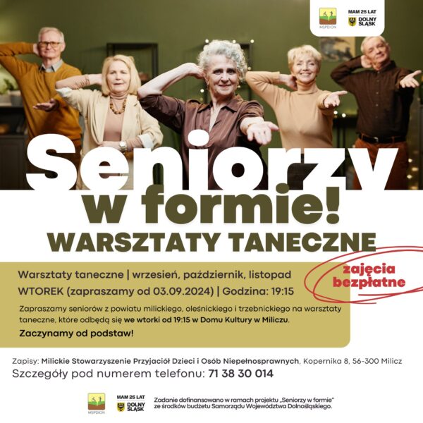 Seniorze odkryj pasję tańca!