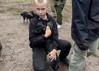 Odwiedziny w  Ośrodku Terapii dla Zwierząt Skrzywdzonych „Okiem Wilka”