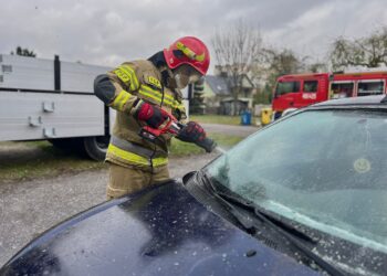 Strażacka precyzja w akcji