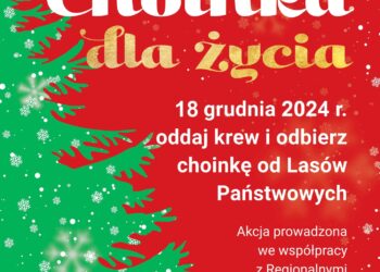 Rusza akcja „Choinka dla życia”- podaruj krew, odbierz świąteczne drzewko od leśników