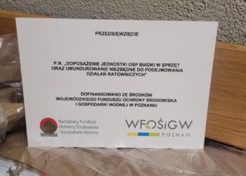 OSP Biadki z nowym wyposażeniem!